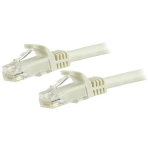 15 m White Snagless Cat6 UTP Patch Cable