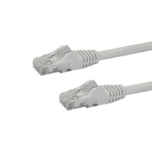 1m White Snagless UTP Cat6 Patch Cable