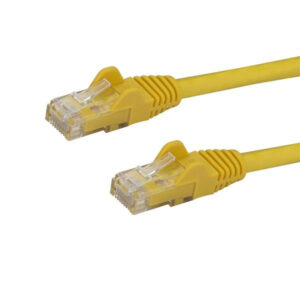 1m Yellow Snagless UTP Cat6 Patch Cable