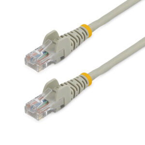 0.5m Gray Snagless Cat5e Patch Cable