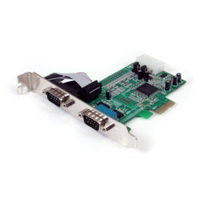 2 Port PCIe Serial Adapter Card w/16550