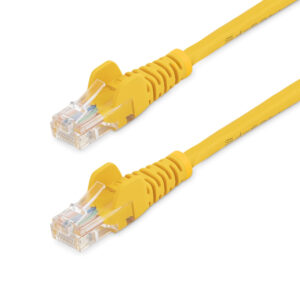 2m Yellow Snagless UTP Cat5e Patch Cable