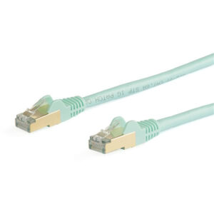 Cable - Aqua CAT6a Ethernet Cable 10m
