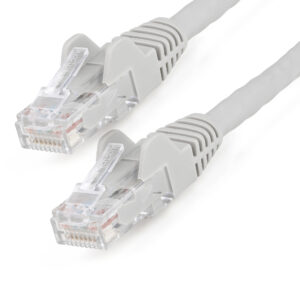 1m LSZH CAT6 Ethernet Cable 10GbE Grey