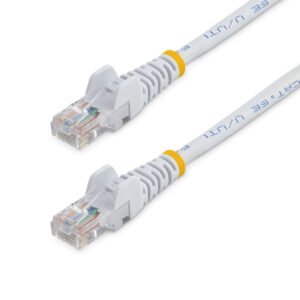 7m White Snagless Cat5e Patch Cable