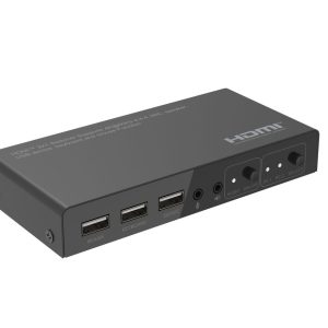 MicroConnect 4K@60Hz HDMI KVM switch, 2x1,
