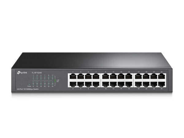 24 p 10/100M Switch 13 inch rack-mount