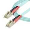 1m 10 Gb Aqua Fiber Patch Cable LC/LC