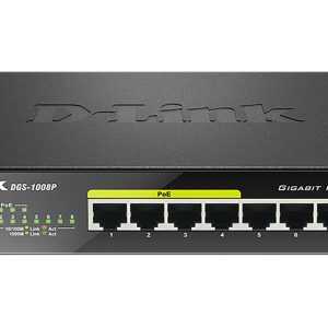 D-Link 8xG+F+ENet RJ45 19" PoE