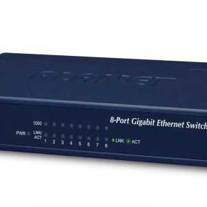 Planet 8-P 10/100/1000Mbps Gigabit