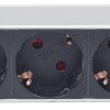 Intellinet 10" 1U Rackmount 4-Output