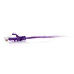 25FT/7.6M CAT6A SLIM PATCH 28AWG PURPLE