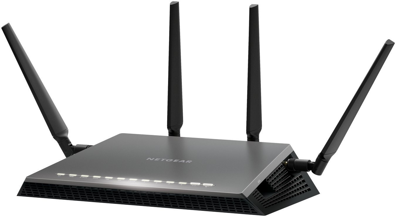 NETGEAR D7800 draadloze router Gigabit Ethernet Dual-band (2.4 GHz / 5 GHz) Zwart