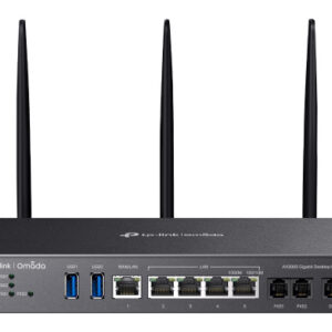 TP-Link Omada AX3000 draadloze router Gigabit Ethernet Dual-band (2.4 GHz / 5 GHz) Zwart