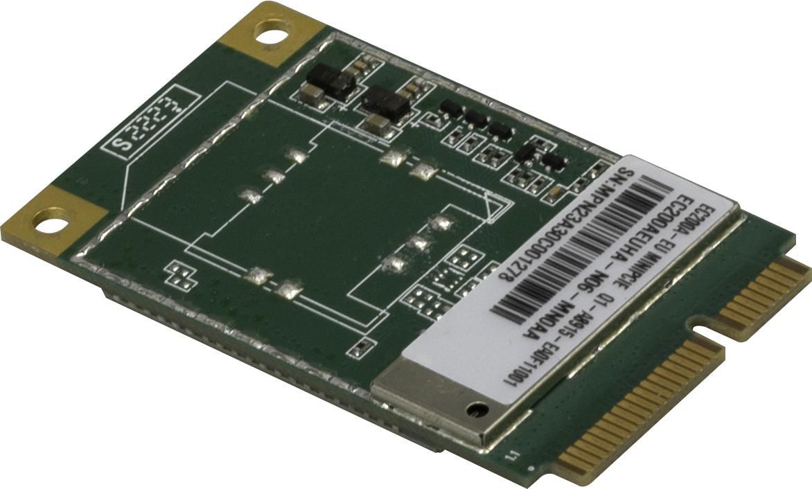 2G/3G/4G/LTE miniPCi-e card with 2 x u.FL connectors for