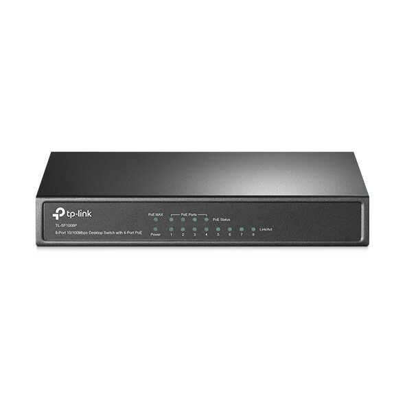 8 port 10/100M PoE Switch