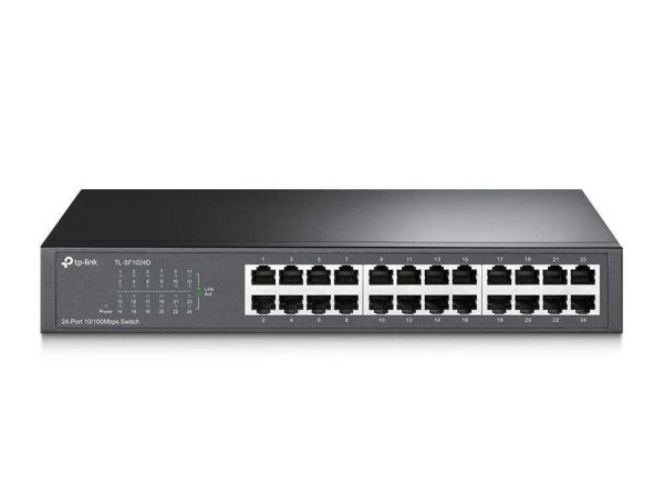 24 p 10/100M Switch 13 inch rack-mount