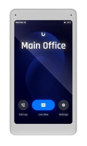 Display that pairs with the Access Intercom for visitor