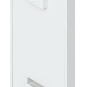 Sleek magnetic wall mount for UniFi compact switches.