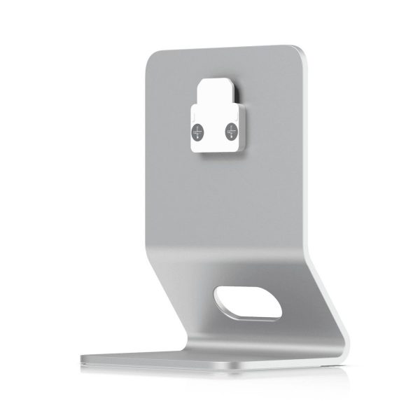 Sleek, metal table stand for the Mobile Router.