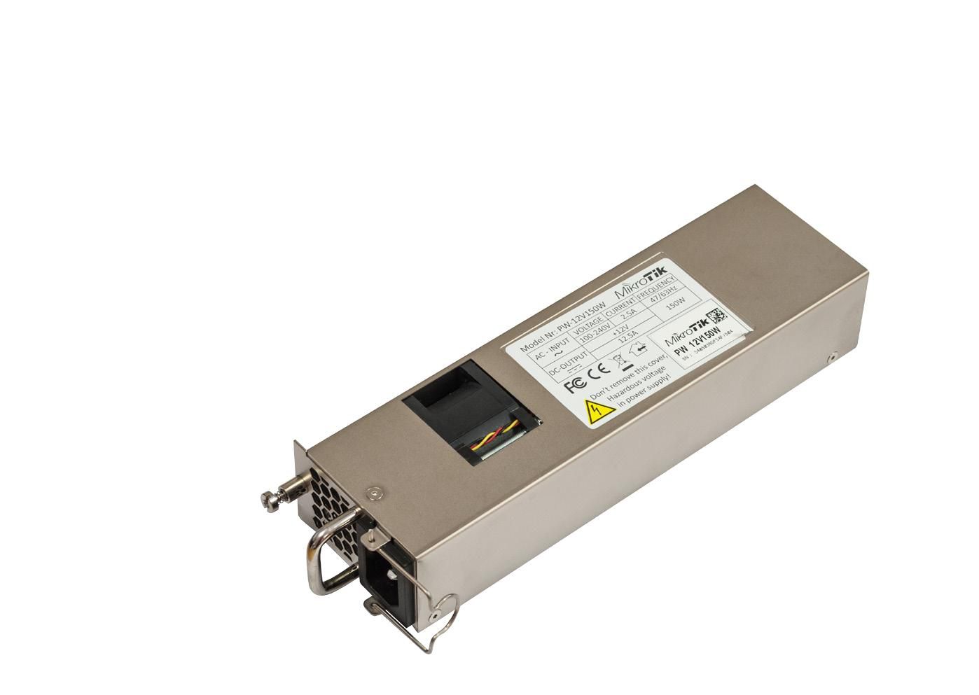 Hot Swap 12V 150W power supply for CCR1072-1G-8S+