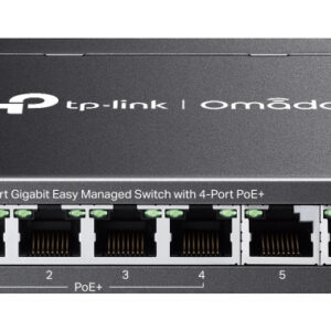 TP-Link Omada ES206GP netwerk-switch Managed Gigabit Ethernet (10/100/1000) Power over Ethernet (PoE) Zwart