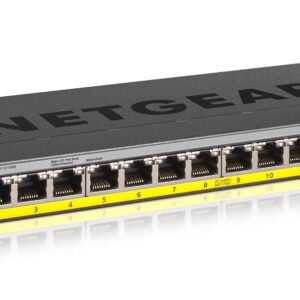 NETGEAR GS116PP Unmanaged Gigabit Ethernet (10/100/1000) Power over Ethernet (PoE) Zwart