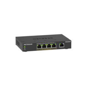 NETGEAR GS305Pv3 Unmanaged Gigabit Ethernet (10/100/1000) Power over Ethernet (PoE) Zwart