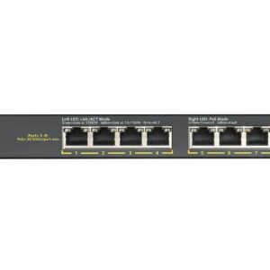NETGEAR GS308PP Unmanaged Gigabit Ethernet (10/100/1000) Power over Ethernet (PoE) Zwart