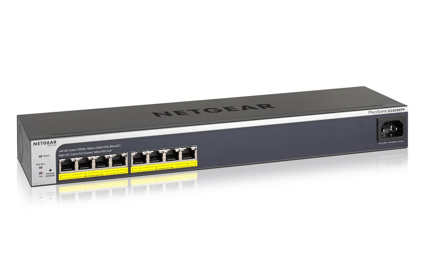8-Port Gb Poe+ Webmgd Switch **New Retail**