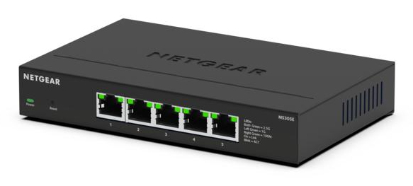 NETGEAR MS305E Unmanaged 2.5G Ethernet (100/1000/2500) Zwart