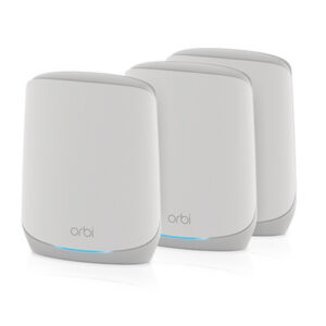 NETGEAR Orbi RBK763S Tri-band (2.4 GHz / 5 GHz / 5 GHz) Wi-Fi 6 (802.11ax) Wit 7 Intern
