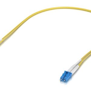 Lightweight fiber patch cable for up to 100G connections.