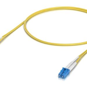 Lightweight fiber patch cable for up to 100G connections.
