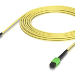 Indoor OS2 single-mode fiber patch cable with MPO-12 Type