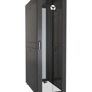 Vertiv VR3100SP rack 42U Vrijstaande rek Zwart, Transparant