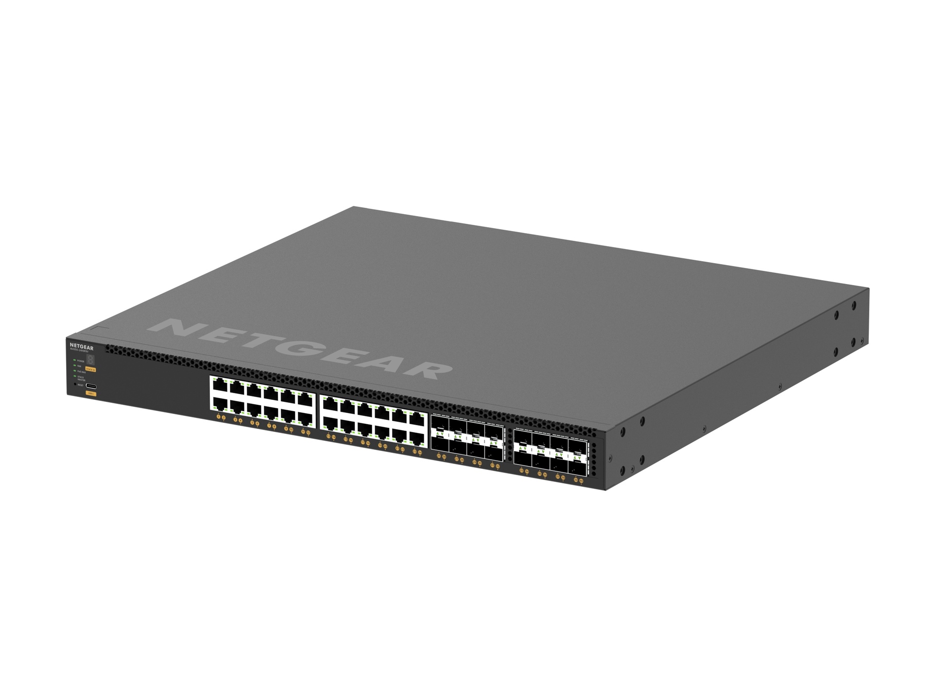 NETGEAR M4350-24X8F8V Managed L3 10G Ethernet (100/1000/10000) Power over Ethernet (PoE) 1U Zwart