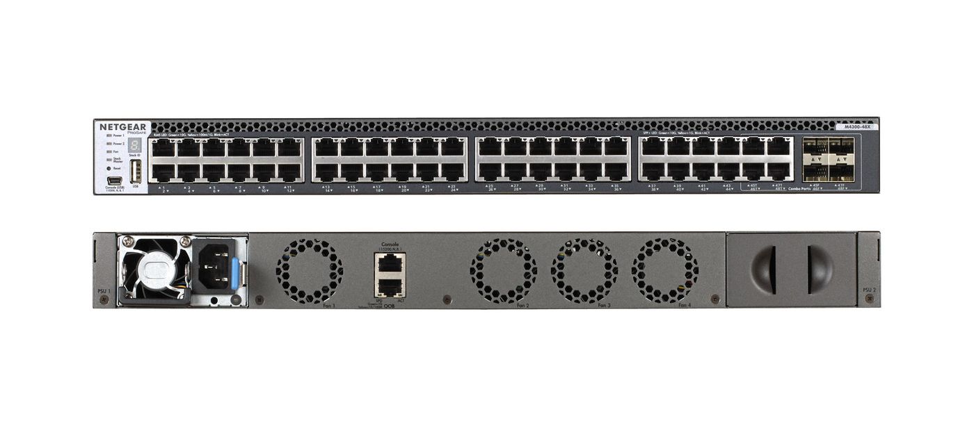 M4300-48X Managed L3 10G Ethernet (100/1000/10000) 1U
