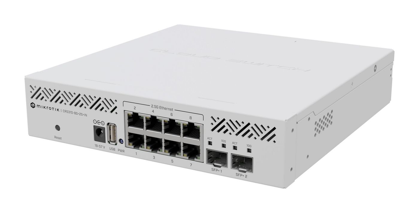 Cloud Router Switch 310-8G+2S+IN with 800 Mhz