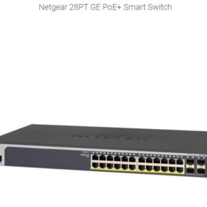 24-Port Gigabit PoE+ Smart Switch with 4 SFP Ports and