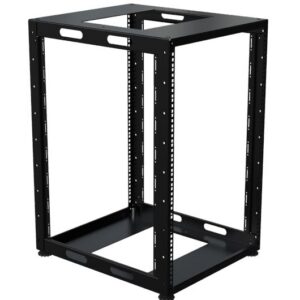 19" D=584MM 16U Special Open Fram RAL 9005 Black