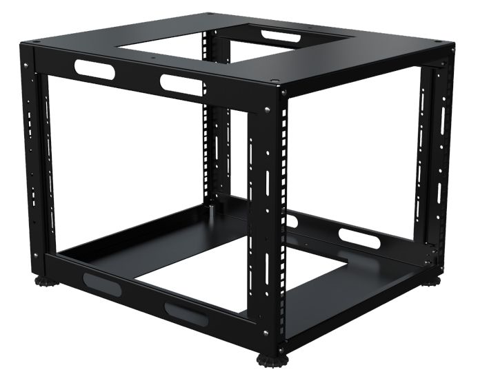 19" D=584MM 08U Special Open Frame RAL 9005 Black
