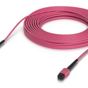 Indoor OM4 multi-mode fiber patch cable with MPO-12 Type