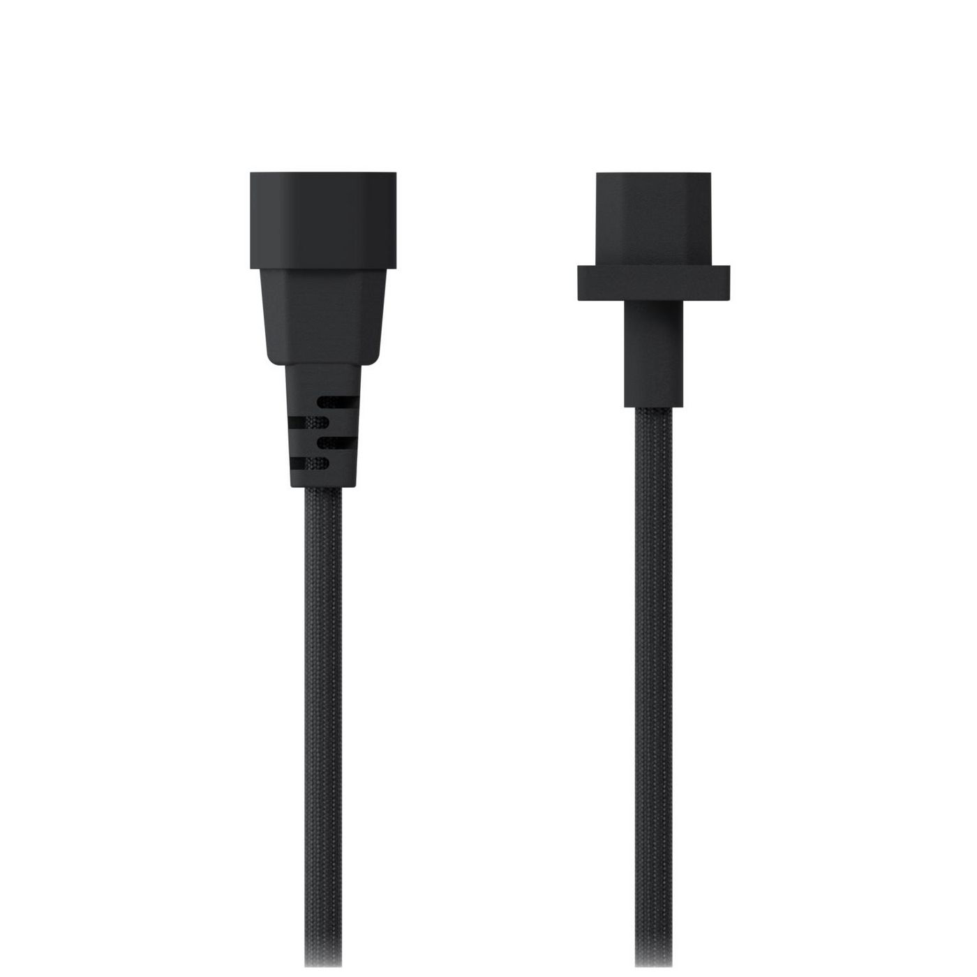 C13 to C14 braided power cable, 1.8 m, 10A/250V.