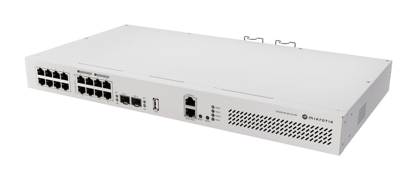 Cloud Router Switch 418-8P-8G-2S+RM - Switch - 1