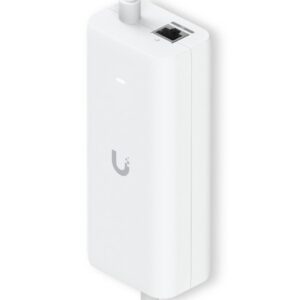 An AC adapter with integrated PoE, enabling the UniFi Cloud